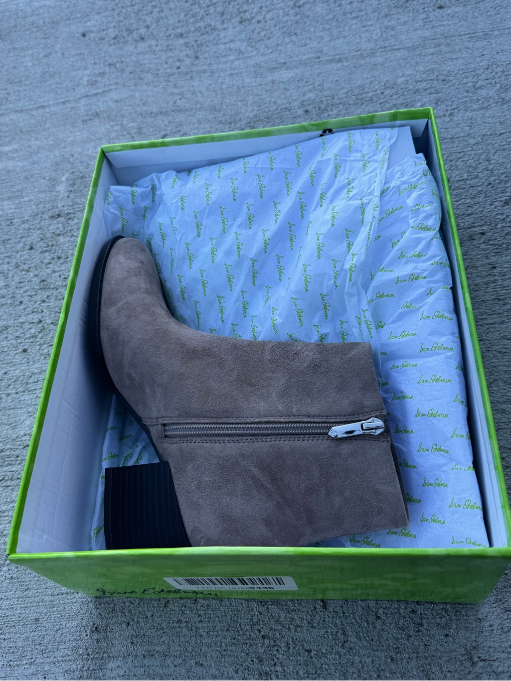Nib Sam Edelman Suede Ankle Booties - Brand New Never Worn Size 8
